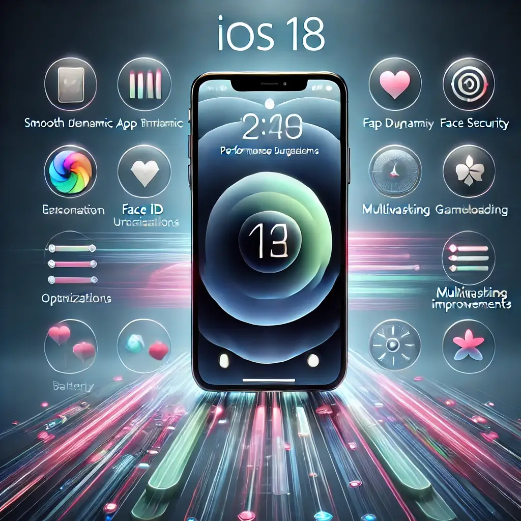 Overview of iOS 18 performance upgrades and new system features on iPhone.